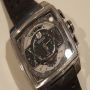 RELÓGIO TAG HEUER MONACO MIKROGRAPH PRETO E BRANCO
